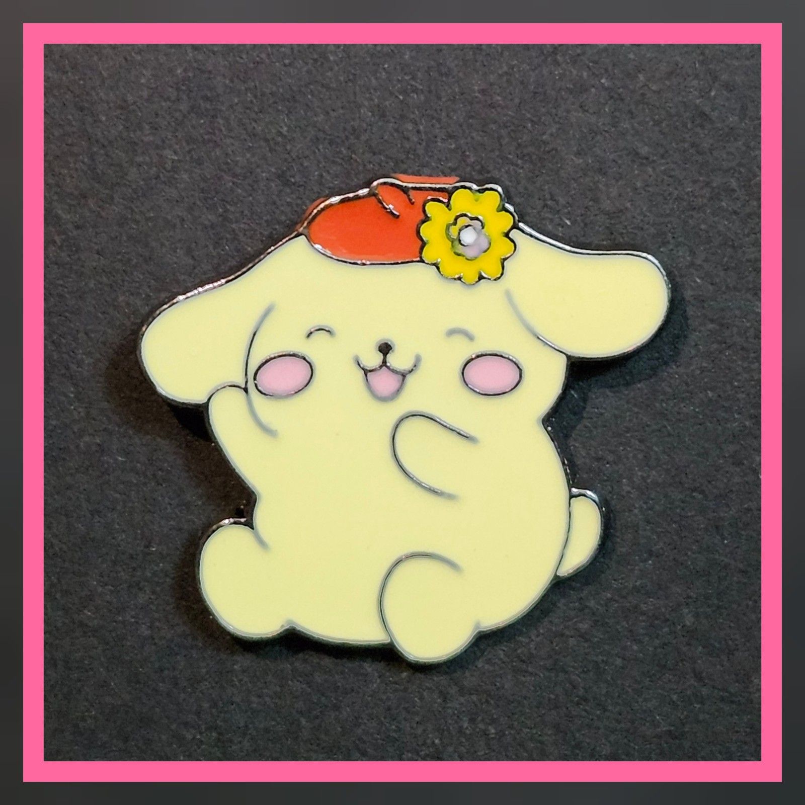 Sanrio Pompompurin Pompom 1 Enamel Pin 5$